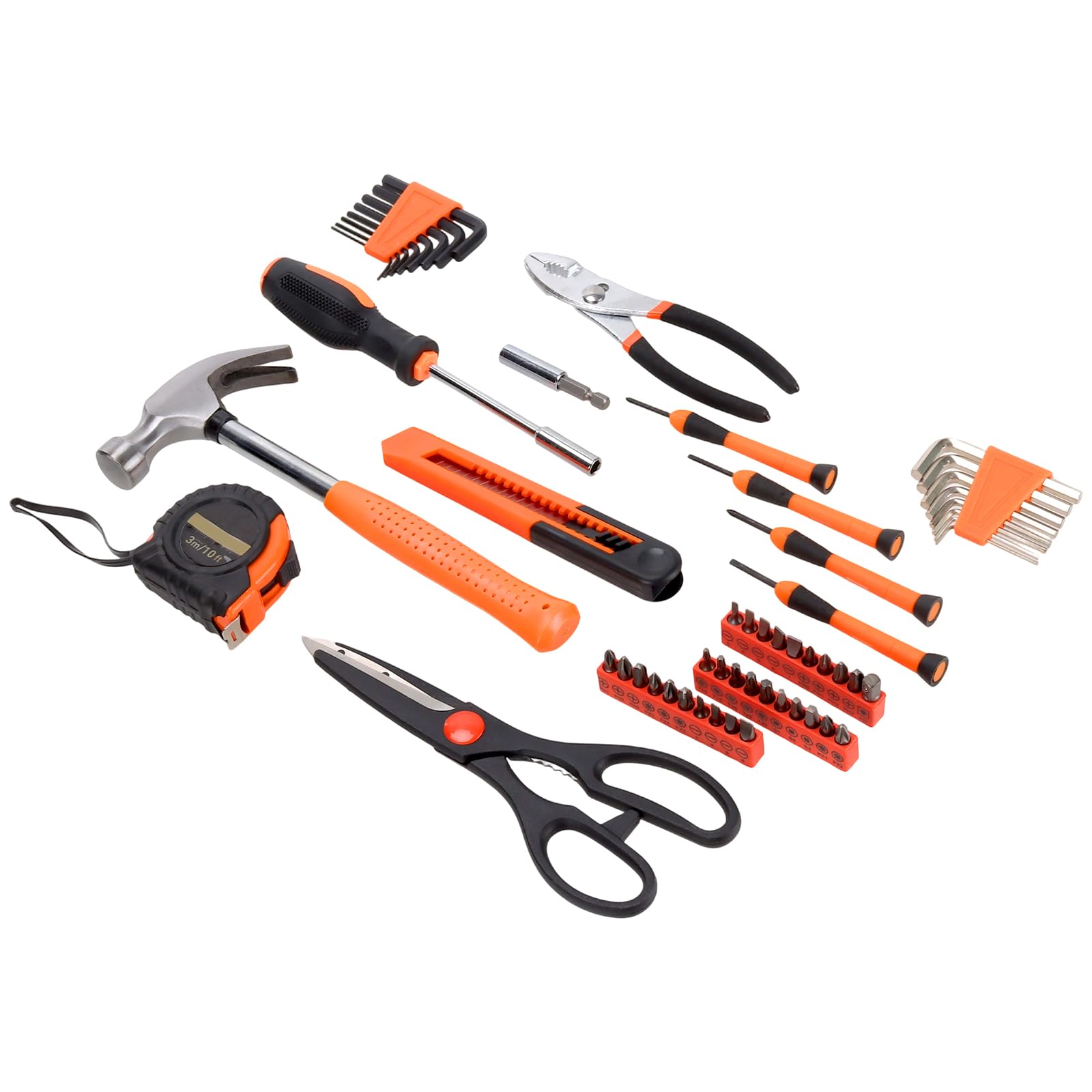MUKSUET 57 Piece Tool Kit Set Box, Multi-Purpose Tools Set - Image 4
