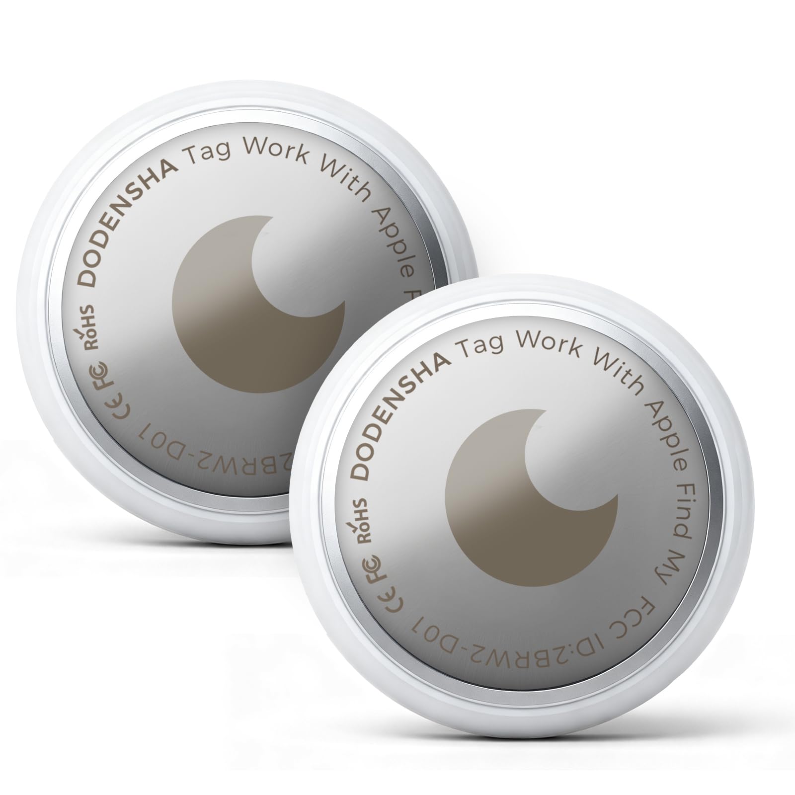 DODENSHA Smart Tracker Tags I Schlüsselfinde Kompatibel mit Apple Wo ist? APP (iOS NUR, Android Not Supported) I Bluetooth Tracker für Gepäck, Schlüssel, Geldbörsen, Haustier, IP65 wasserdicht (4)