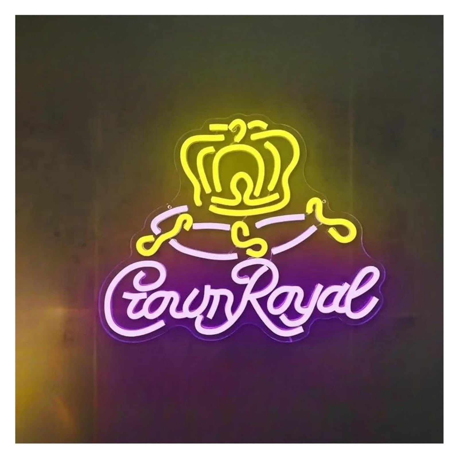Aextroi neon Lights Sign Neon Light Decoration for Crown Beer for neon Sign Dimmable Whiskey LED