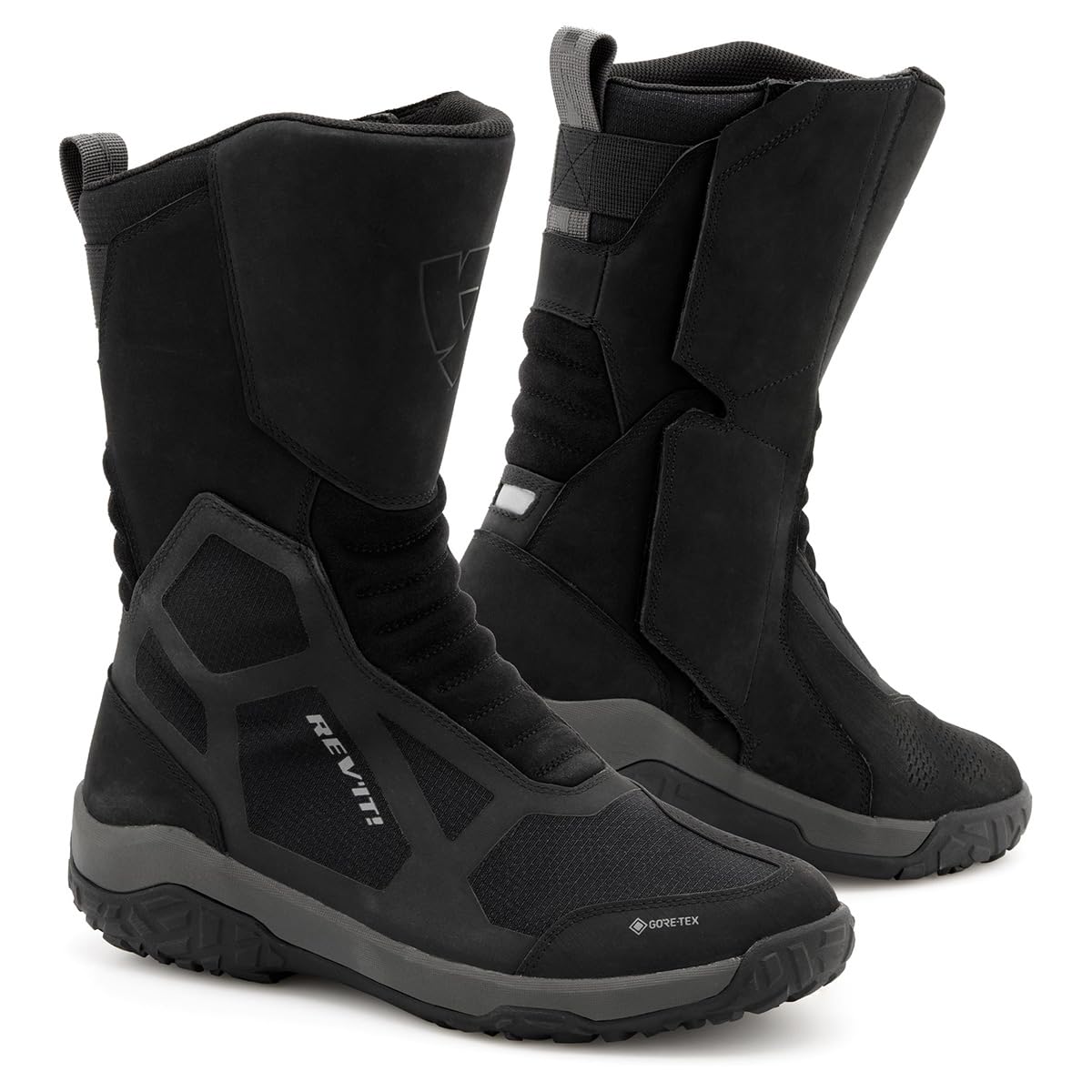 REV'IT! Men's Everest GTX Adventure Touring Motorcycle Boots (Black - 45)