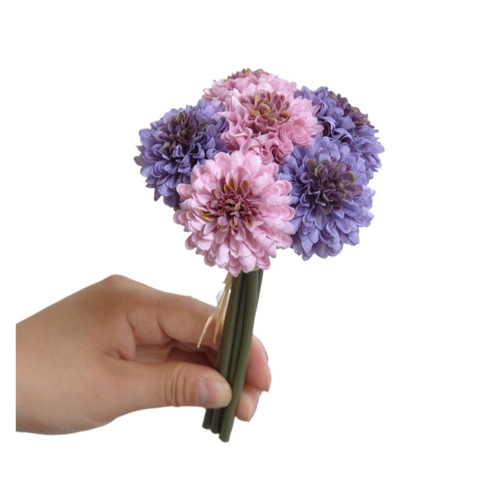 HamPaesk 6pcs Simulation Flower Artificial Auditorium Decoration(Purple)