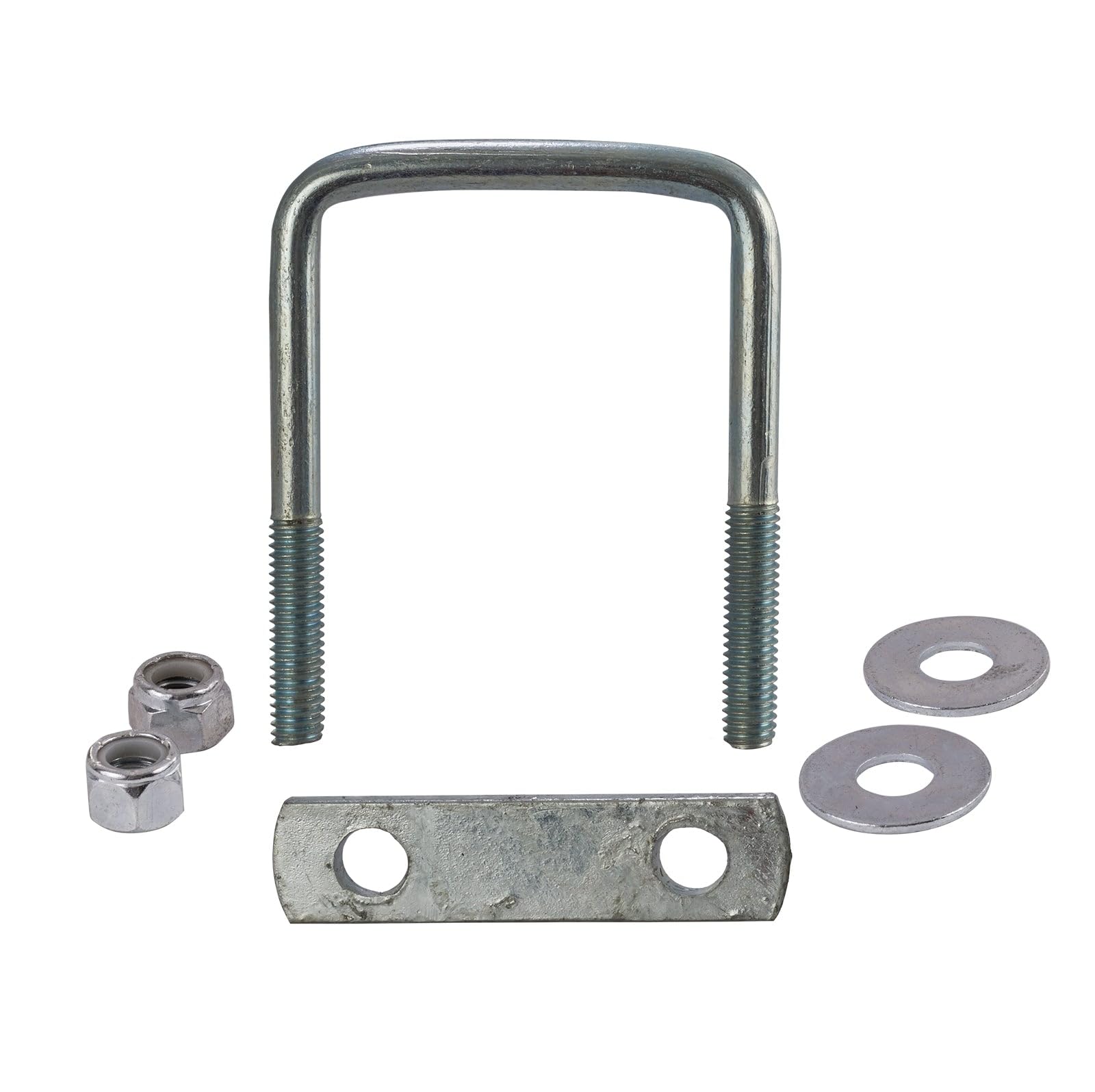 Trailer U-Bolts with Frame Straps 3-1/8 x 3 & 5 inch strap
