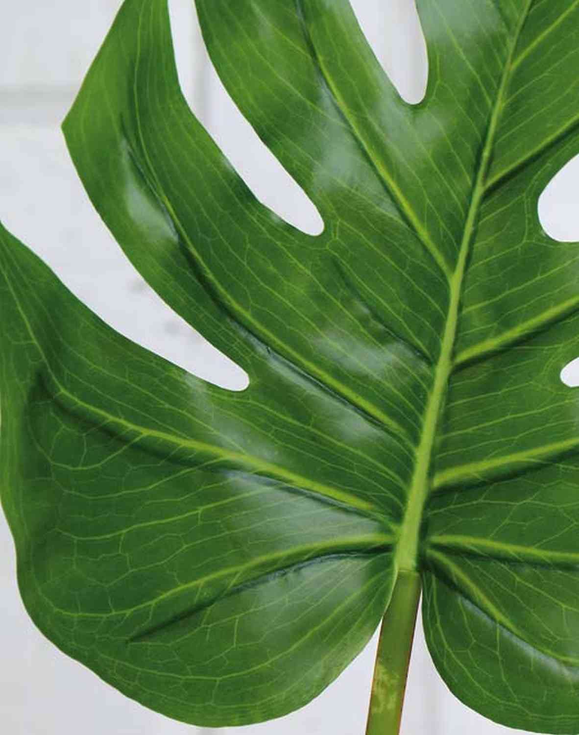 Amazon.de: artplants.de Plastik Philodendron Monstera Deliciosa Blatt  Sleipnir, 80cm - Kunstblatt Philodendron, Grn, 50293