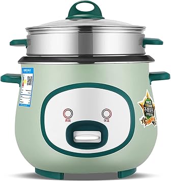 Rice Cookers and Steamer Removable Rice Bowl/Automatic Warm & Cook Indicators/Measuring Cup/Spatula A 3L A 3L