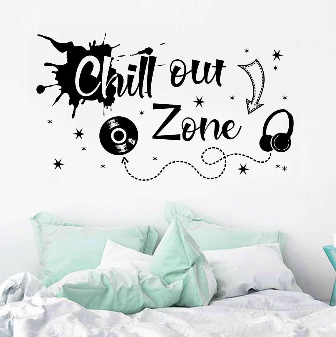 Tür-Wandtattoo Schlafzimmer 40x14cm - Individuelle Deko Für Türen & Wände