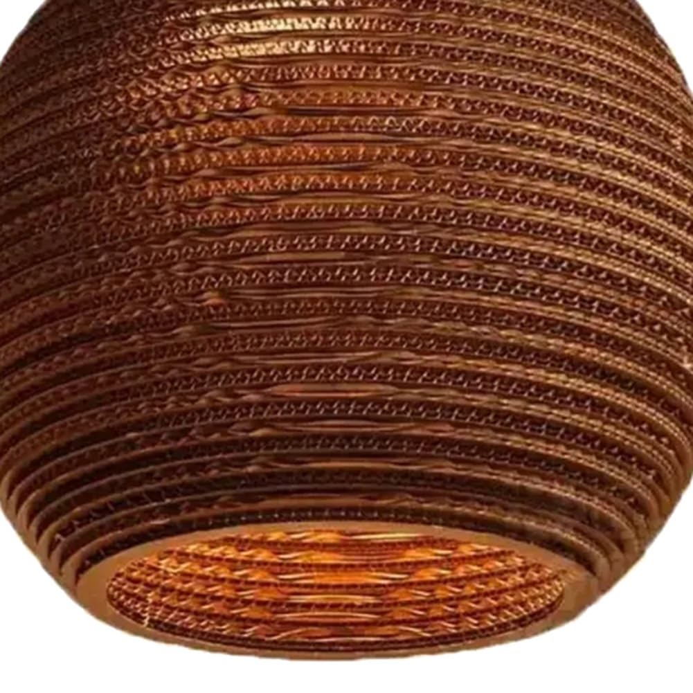 Iluminación Decorativa Iluminación Inteligente para el Hogar Lámpara de Araña de Cartón Reciclado Proyecto de Moda de Papel Lámpara de Araña B