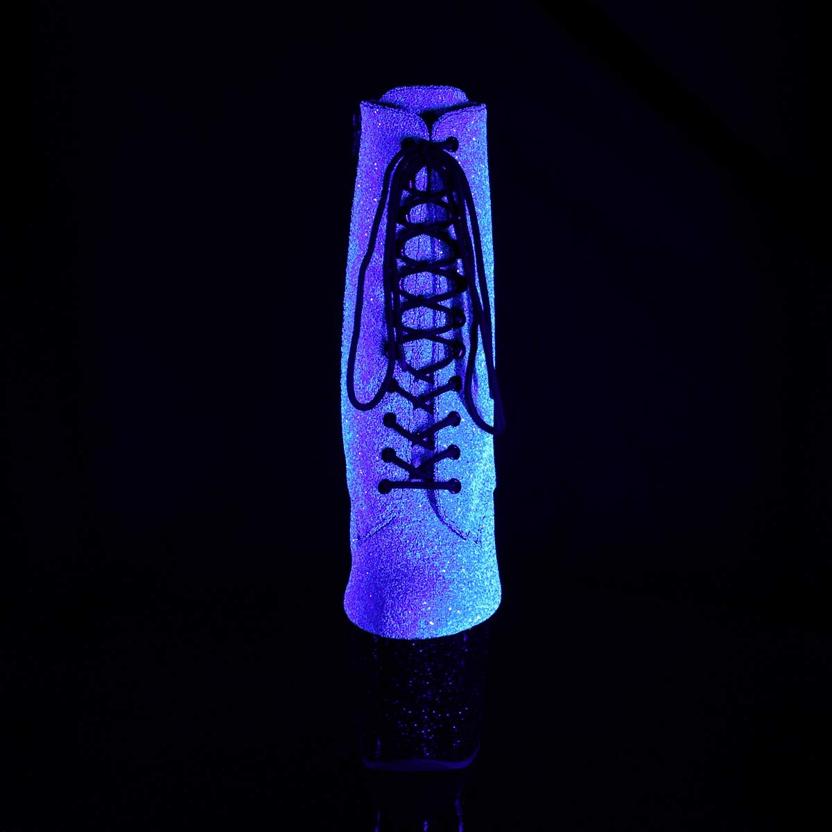 Pleaser UNICORN-1020G Purple-Blue Glitter/Blk UK 4 (EU 37)