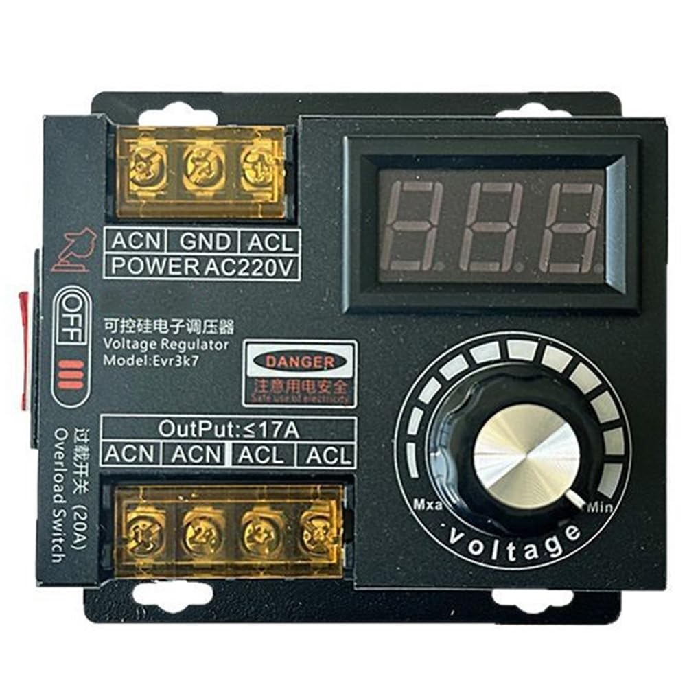 Jnchdghwa As Shown 220V Stepless Speed Controller For Fans Angle Grinders 3700W Motor Regulator Motor Regulator