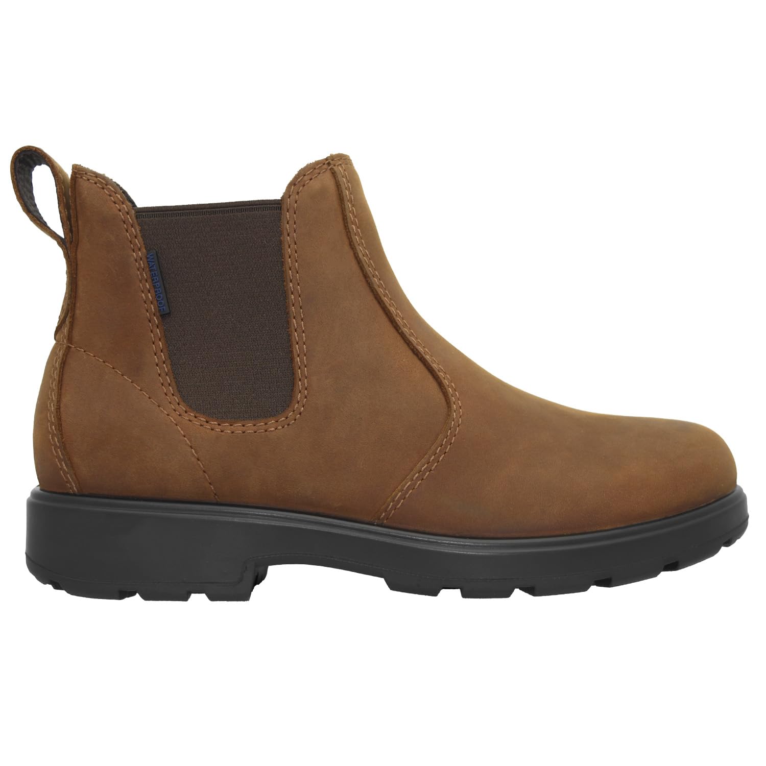 Comfy Moda Women's Waterproof Leather Chelsea Ankle Boots w/Rubber Outsole