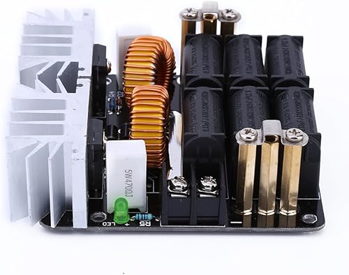 Miniatura 2 de Placa de calentamiento por inducción de baja tensión ZVS de Yosoo, 1000 W, 12-48 V, fuente tipo flyback, para aficionados