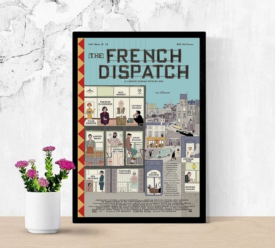 Amazon.co.jp: 映画ポスター フレンチディスパッチ The French