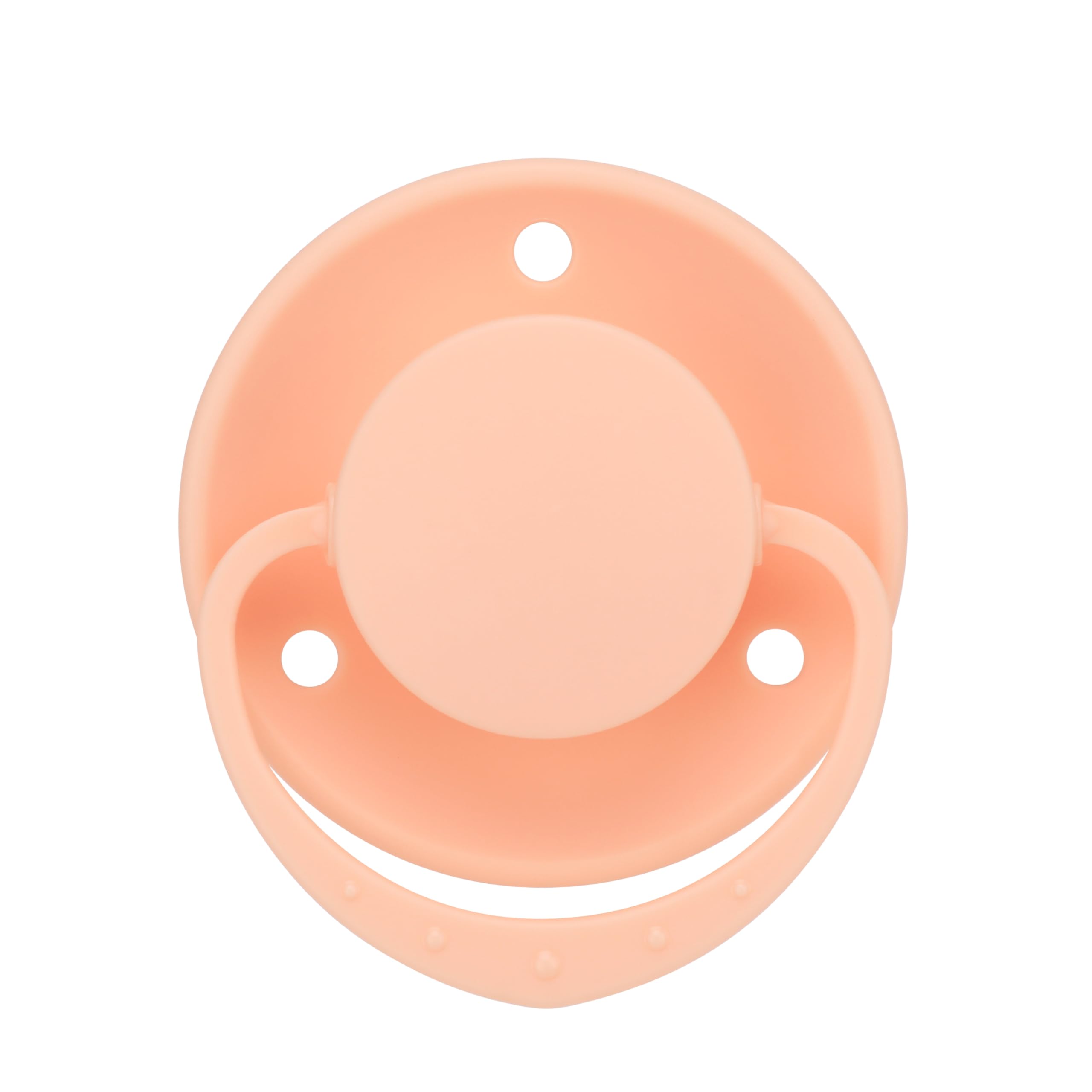 Somniumnight Adult Sized Pacifier for Anxiety: Silicone Round Paci Large Teat Replacement for Seleep - Stress Release Biny Taken Apart and Re-Assembled Gift Idea Orange