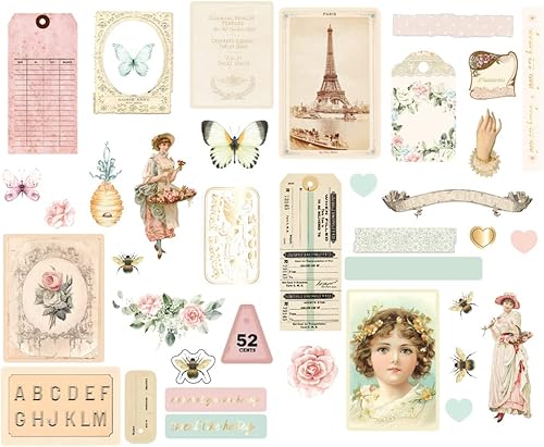 Vista 12 de Prima Marketing Miel Collection - Bloc de papel de 8 x 8 pulgadas, 32 hojas, diario, álbum de recortes