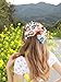 AOREAS 4Pcs Hair Scarf HeadBand Elastic Boho Hair Scarf Vintage Triangle Kerchief Faire Accessories (FSD-FD-003, 12in)