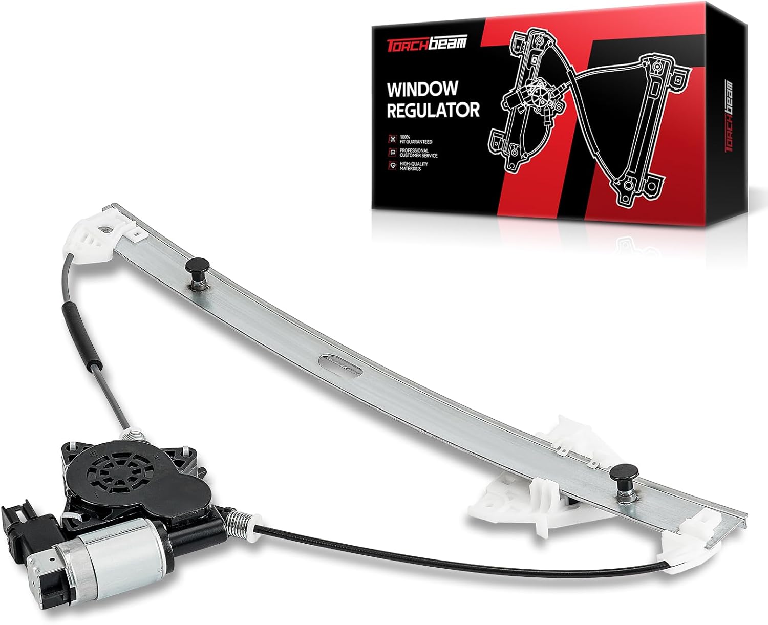 Torchbeam 748-094 Front Right Passenger Side Power Window Regulator with Motor Assembly Compatible with Mazda CX-7 2007-2012