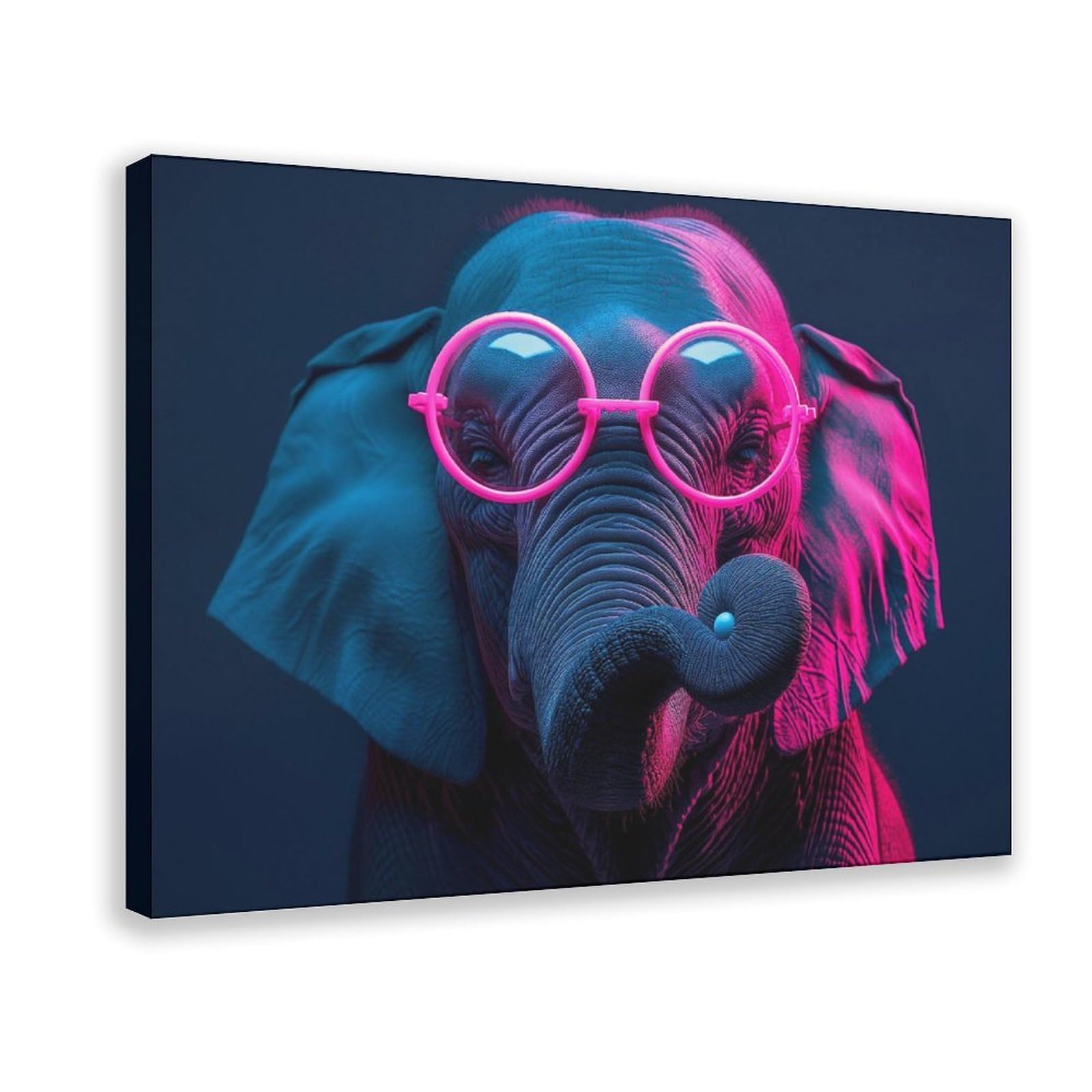 Bareronor Abstract Elephant Poster Canvas Poster Bedroom Decor Landscape Office Room Decor Gift 20" L X 30" W