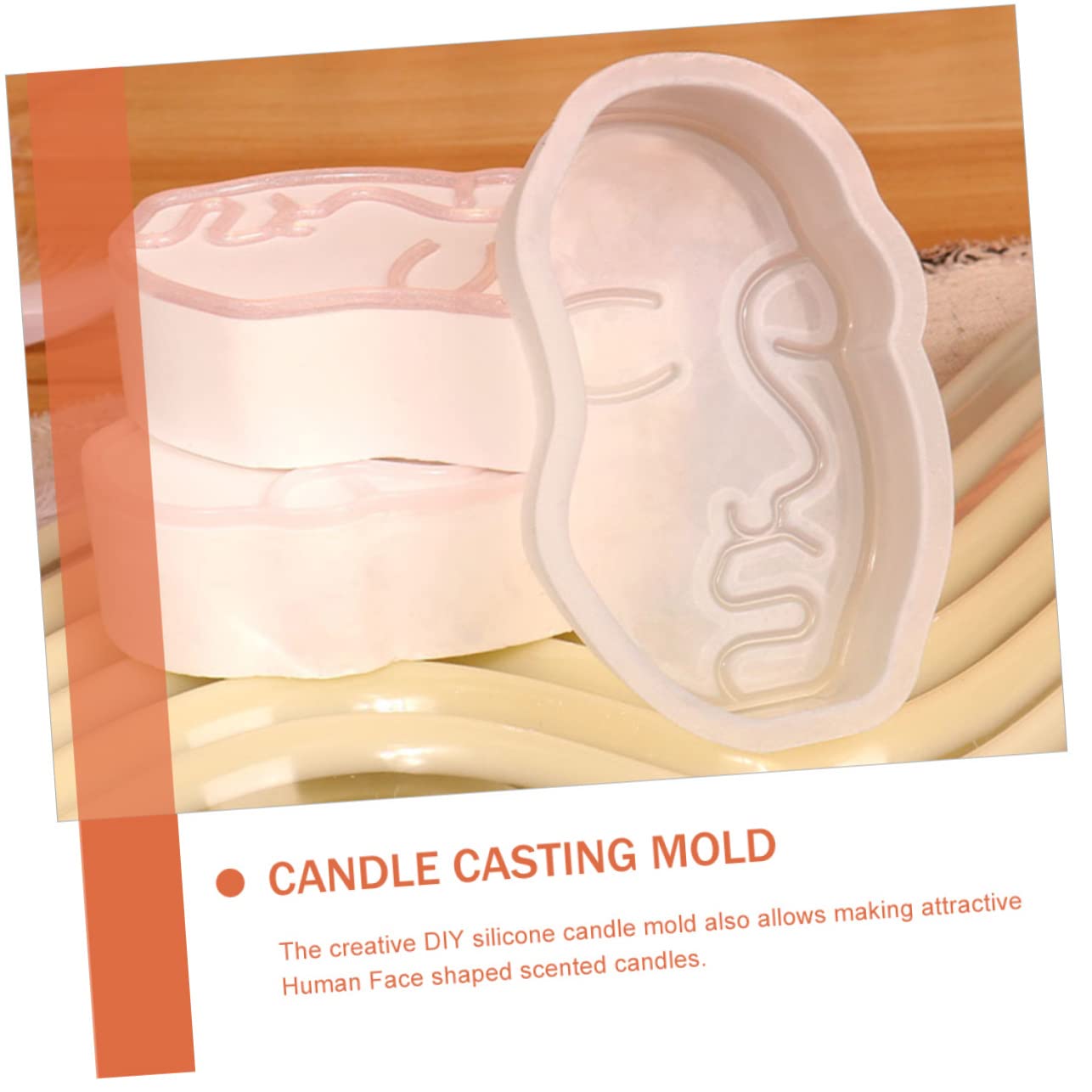 Gadpiparty 5 Set Stampo Silicone Per Saponi Da Flessibile E Riutilizzabile Per Creazioni Fai Da Te Per Decorazioni E Regali Unici 2 Pezzi*5