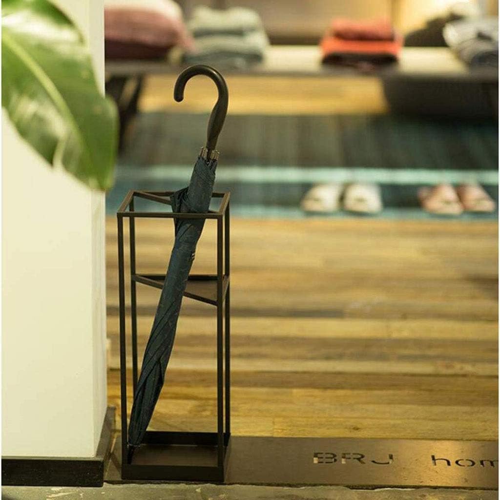 Iron Art Umbrella Stand, Decoration Storage Rack Walking Sticks Holder for Hotel Lobby Household Commercial