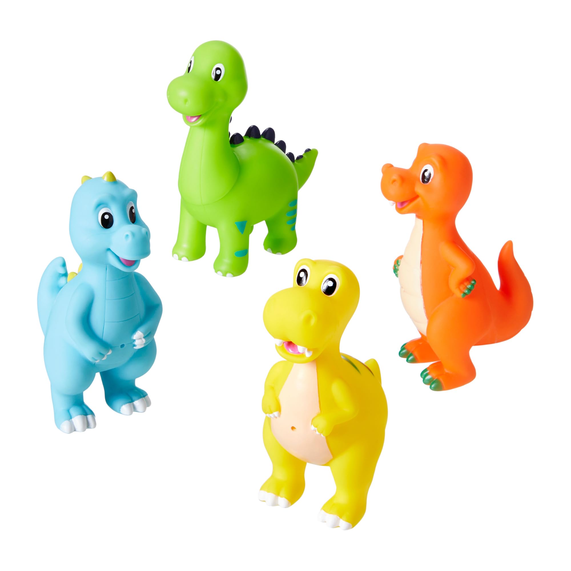 Nuby Dinosaur Bath Squirters - Colourful Bath Toy, Multicolor