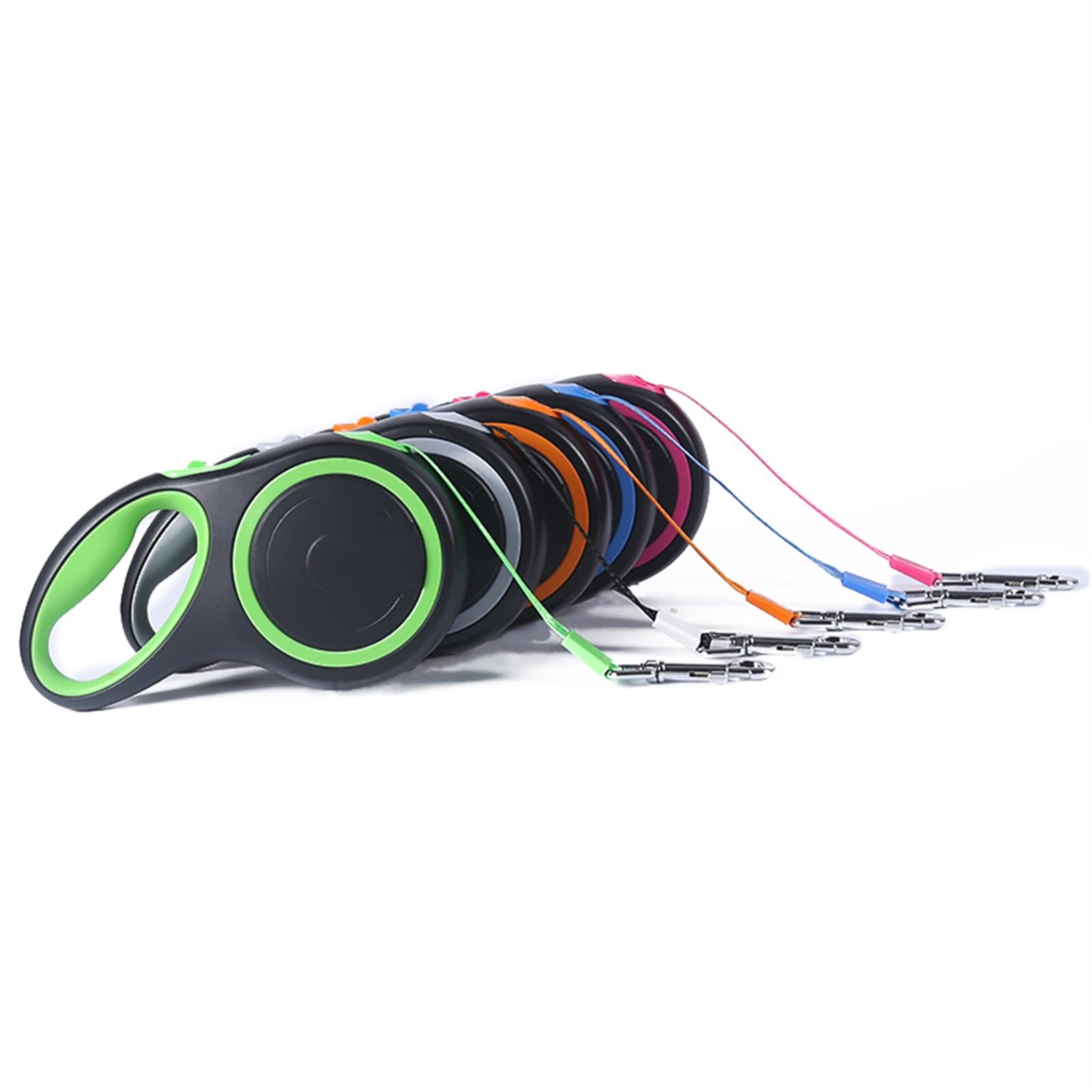 Correa retráctil para Perros, Correa retráctil for Perros de Nailon for pasear a Mascotas Resistente for for(Black Blue,5M Plus50kg)