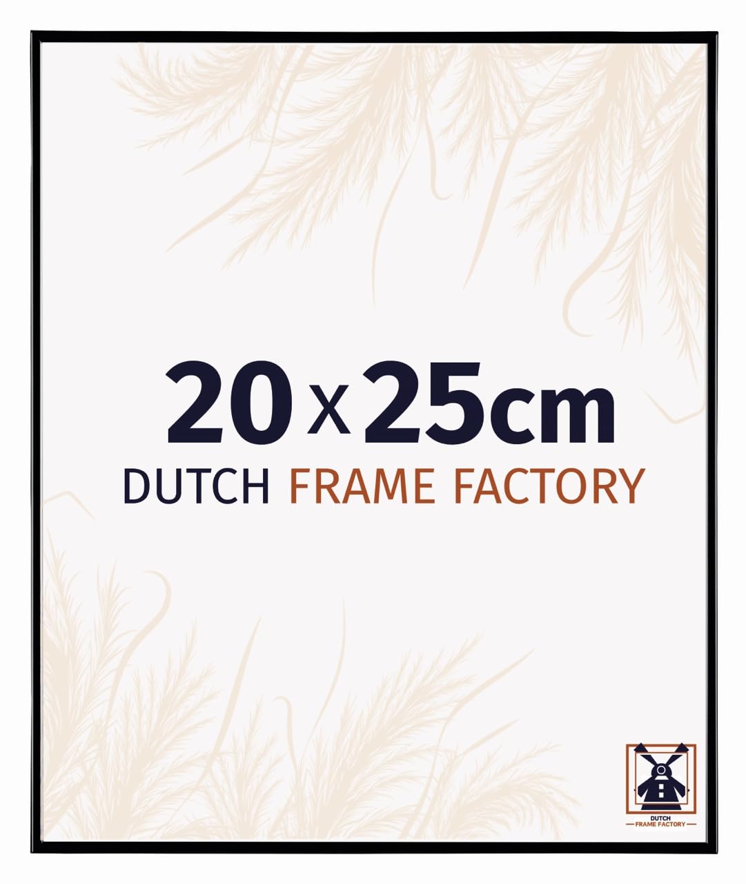 Dutch Frame Factory - Picture frame 20x25 cm Black High Gloss - Plastic