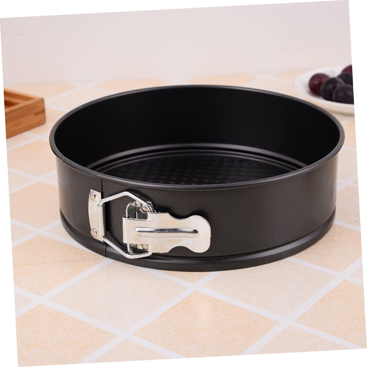 Zerodeko 6pièce Moules à Gâteaux Ronds Antiadhésifs Avec Fond Nid Abeille Pour Pâtisserie Maison Fête Mariage