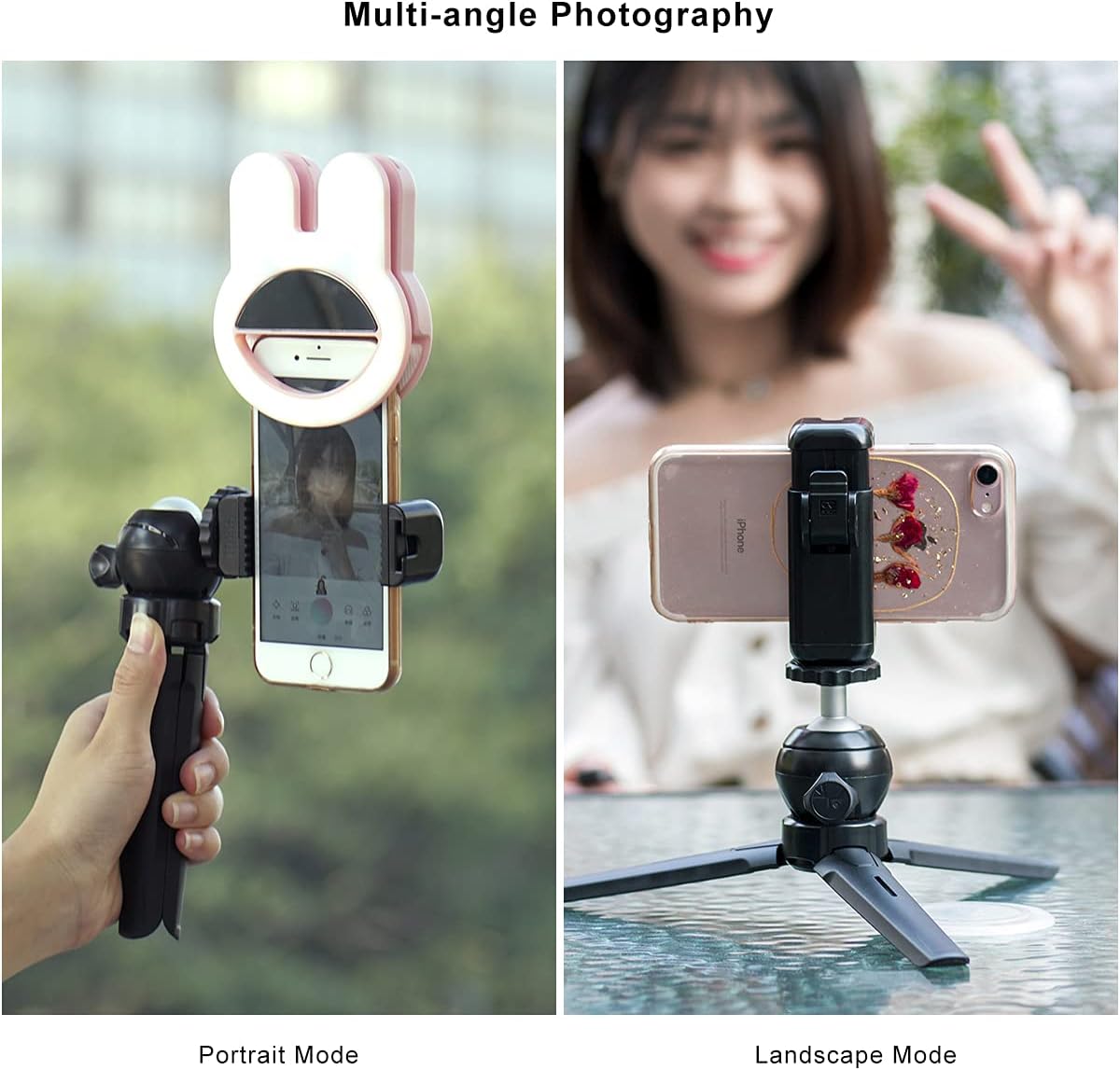 Sirui 3T05PH Mini Table Top Tripod with Phone Clamp and Bluetooth Remote