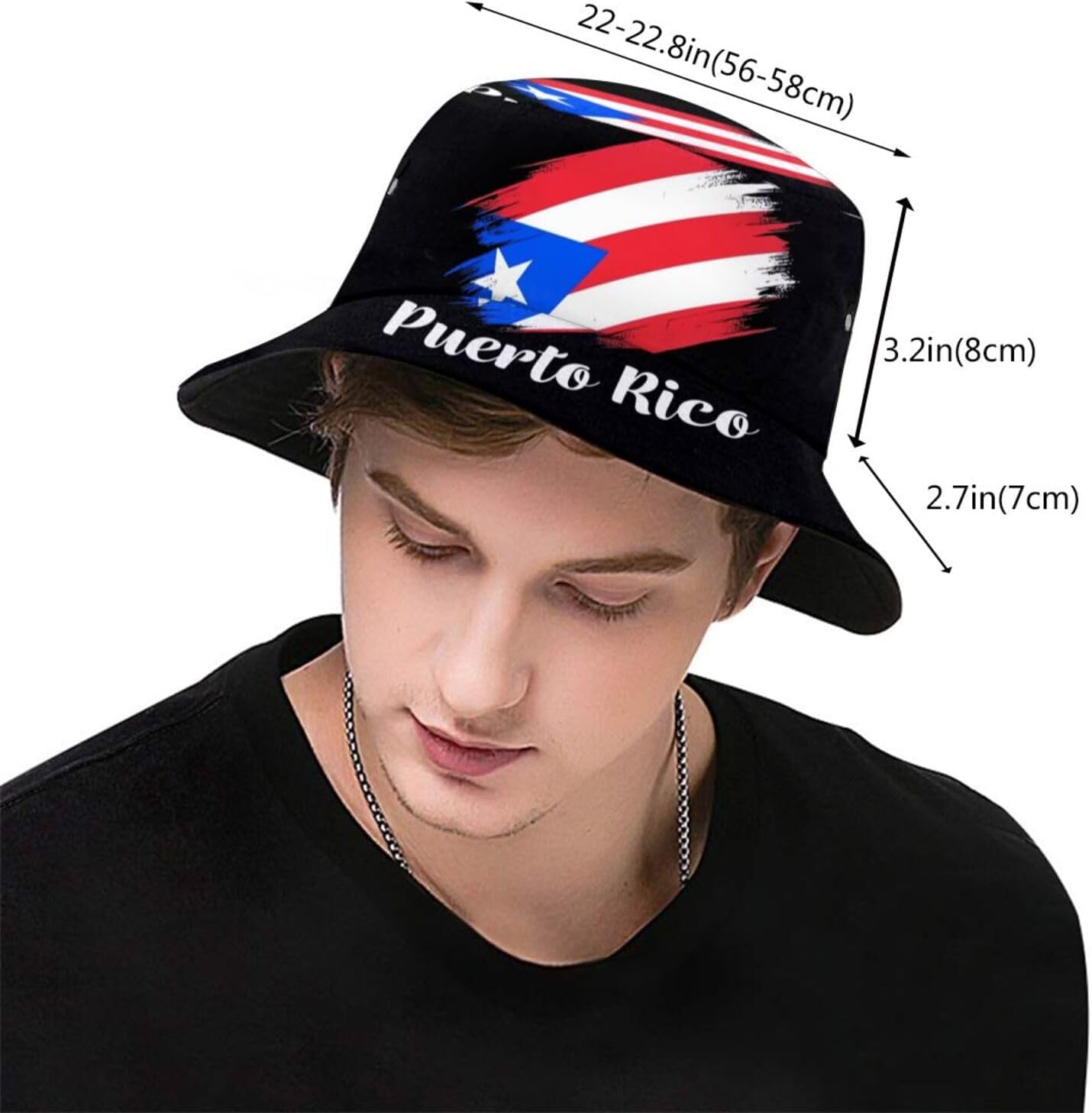 National Flag Pattern Bucket Hat Packable Summer Sun Hat Outdoor Beach Travel Fisherman Cap for Men Women - Image 3