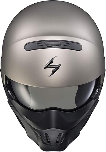 Miniatura 5 de ScorpionEXO Covert - Casco de motocicleta de cara abierta, media carcasa, modo 34, cubierta de boca intercambiable, aprobado por DOT, unisex para