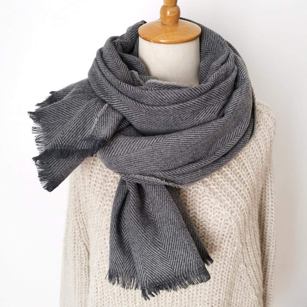 Schal Langer Schal Mit Wärmerem Winterfashion Schal Geschenk Für Frauen Damen Strickschal