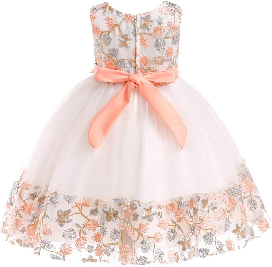 12M-8T Toddler Pageant Flower Girl Lace Dress Little Girls Party Wedding Formal Dresses - Image 2