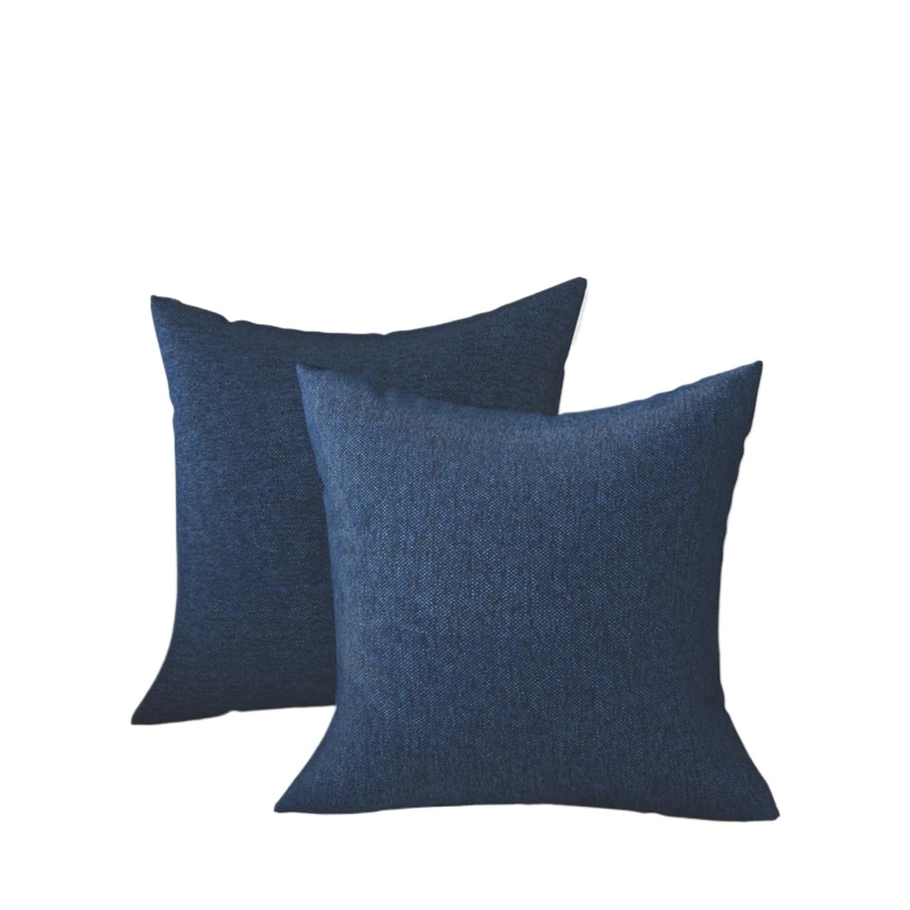 IUVYTA Chenille Pillow Covers 2PCS Faux Linen Throw Pillow Cover Decorative Burlap Pillowcase Square Solid Cushion Case Sofa(Color8,50X50cm1pcs)