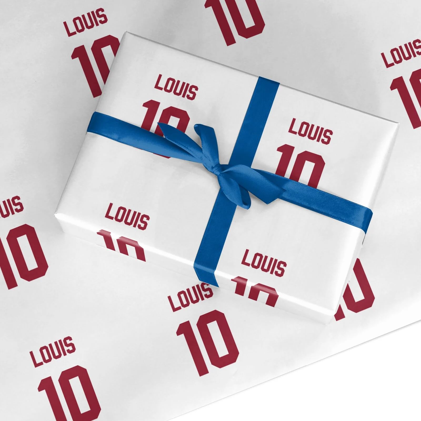 Dyefor Football Shirt Custom Wrapping Paper Gift Wrap 3 Sheets (50cm x 65cm each)