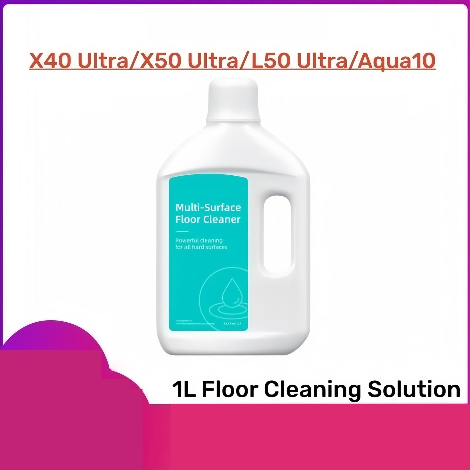1000 Ml Bodenreinigungslösung, Kompatibel Mit Dreame X50 X40, L50, L40S, L40, X30 Ultra, Matrix 10, Reinigungslösung, Bodenstaubsauger-Mopplösung