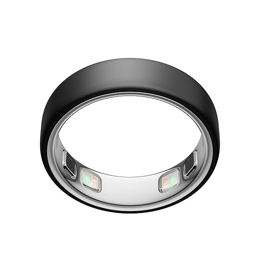 Oura Ring 5 - Stealth - Size 11 - World’s Smallest Smart Ring - Sleep, Activity, Women’s Health, AI Advisor, 1 Week of Battery Life, Size Before You Buy, Android & iOS Compatible