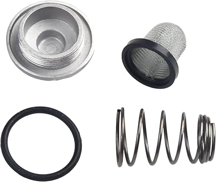Engine Oil Filter Kit for Honda PCX125 2010-2019 with Drain Bolt Cap Cover - Full Synthetic Compatible Maintenance Set