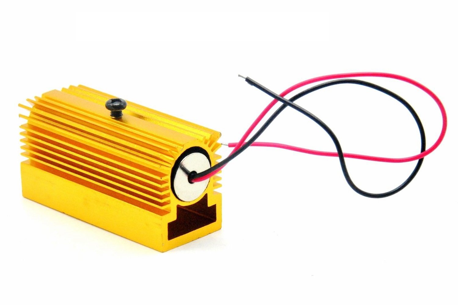 3in1 Dot/Line/Cross 650nm 200mW Red Laser Diodenmodul 5V w 12mm Heatsink/Halter
