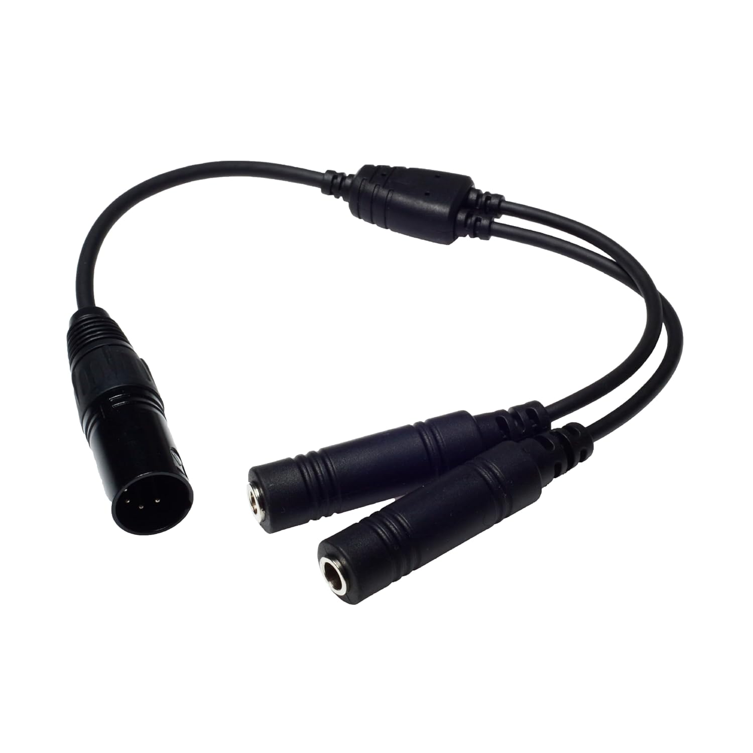 Wirenest GA Twin Plug to Airbus XLR Headset Adapter – General Aviation .206′ & .25′ Jacks to Female 5pin XLR Headset Connector – Compatible with Most Major Brand Pilot Headsets