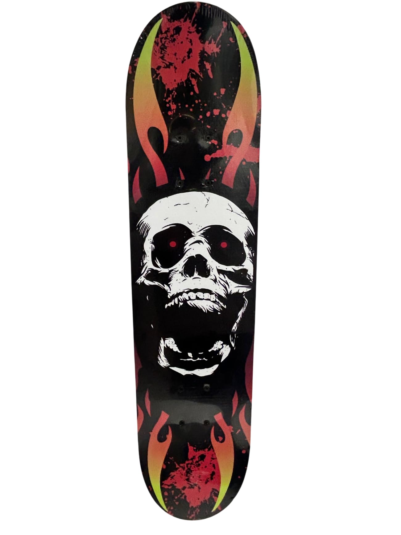 Skateboard pour enfants Skate pour enfants et adolescents 80 cm Skateboard pour enfantF planche de skate en bois complète décoration avant et arrière, couleurs assorties couleur aléatoire