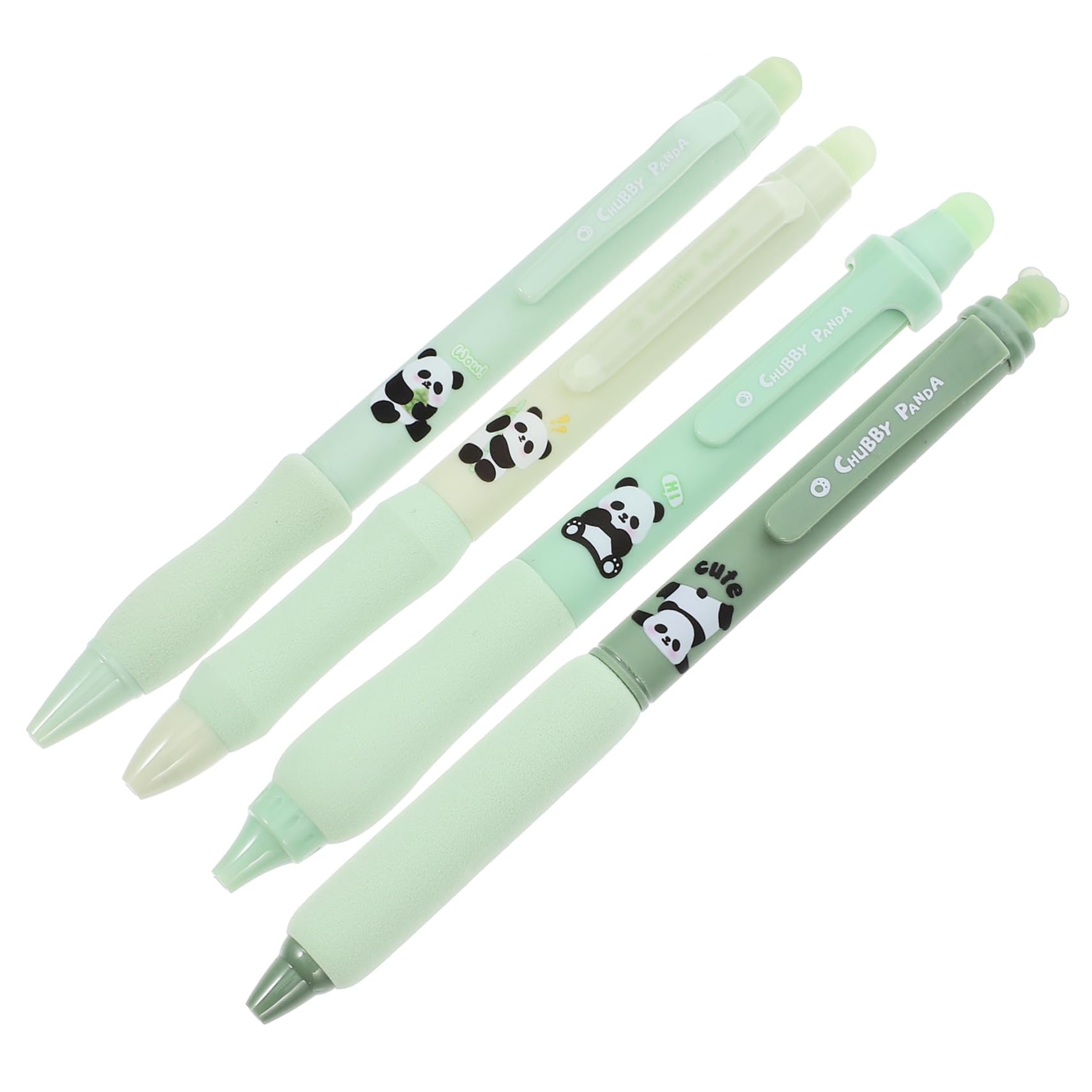 DOITOOL 4 ensembles Stylos À Encre Gel Effaçables Pour L'École Le Bureau Les Adolescents Les Étudiants Petits Et Colorés Vert Clair 4 pièces * 4