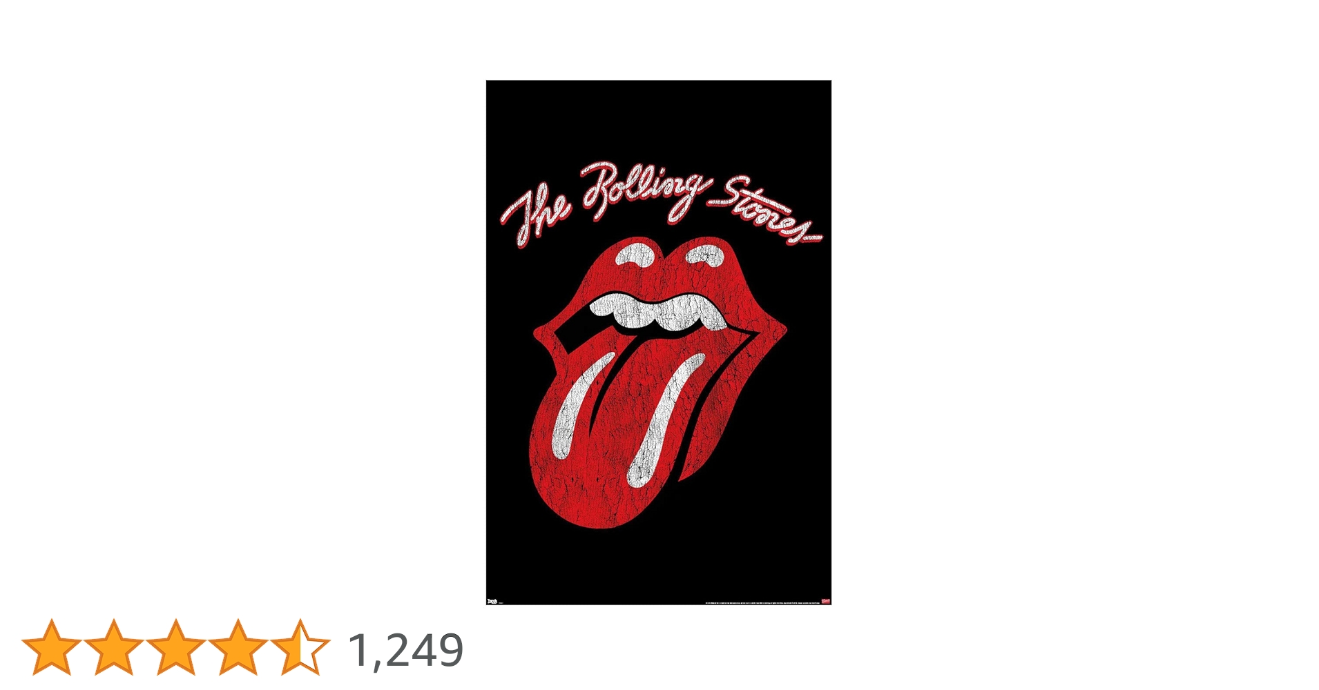 Amazon.co.jp: Poster - Rolling Stones - Classic Logo New