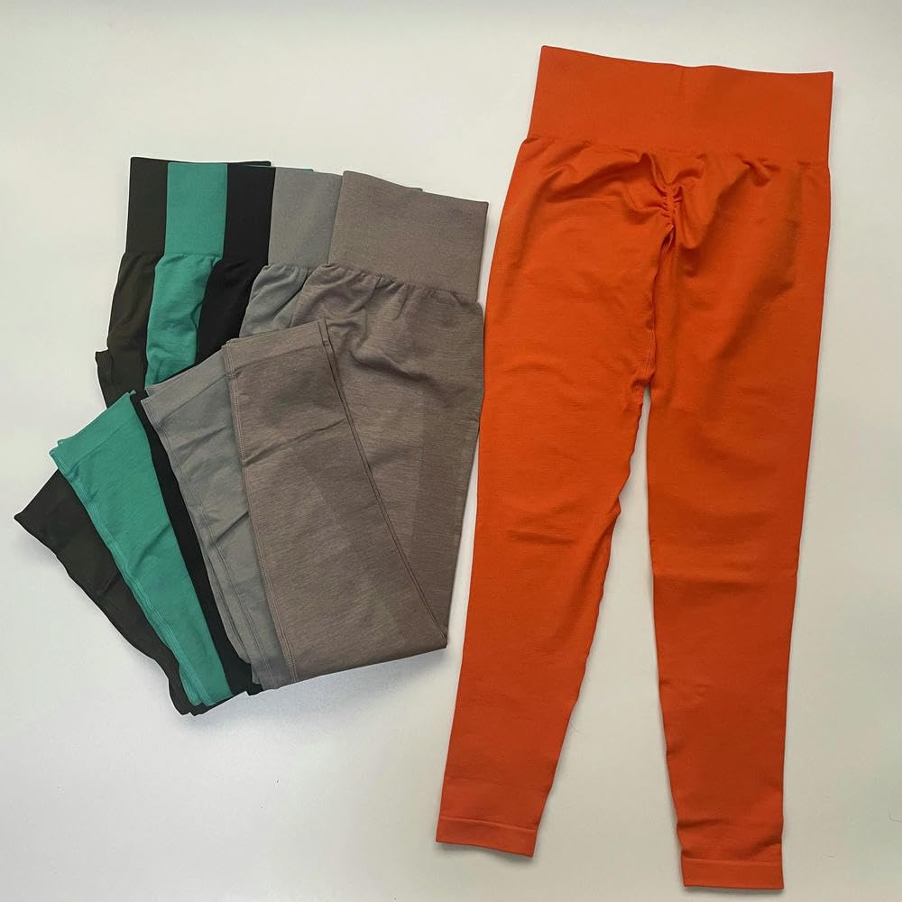 ZBDZSW Bezszwowe legginsy damskie miękkie spandexowe spodenki gimnastyczne sportowe push-up fitness ubrania spodnie do jogi z wysokim stanem rajstopy treningowe