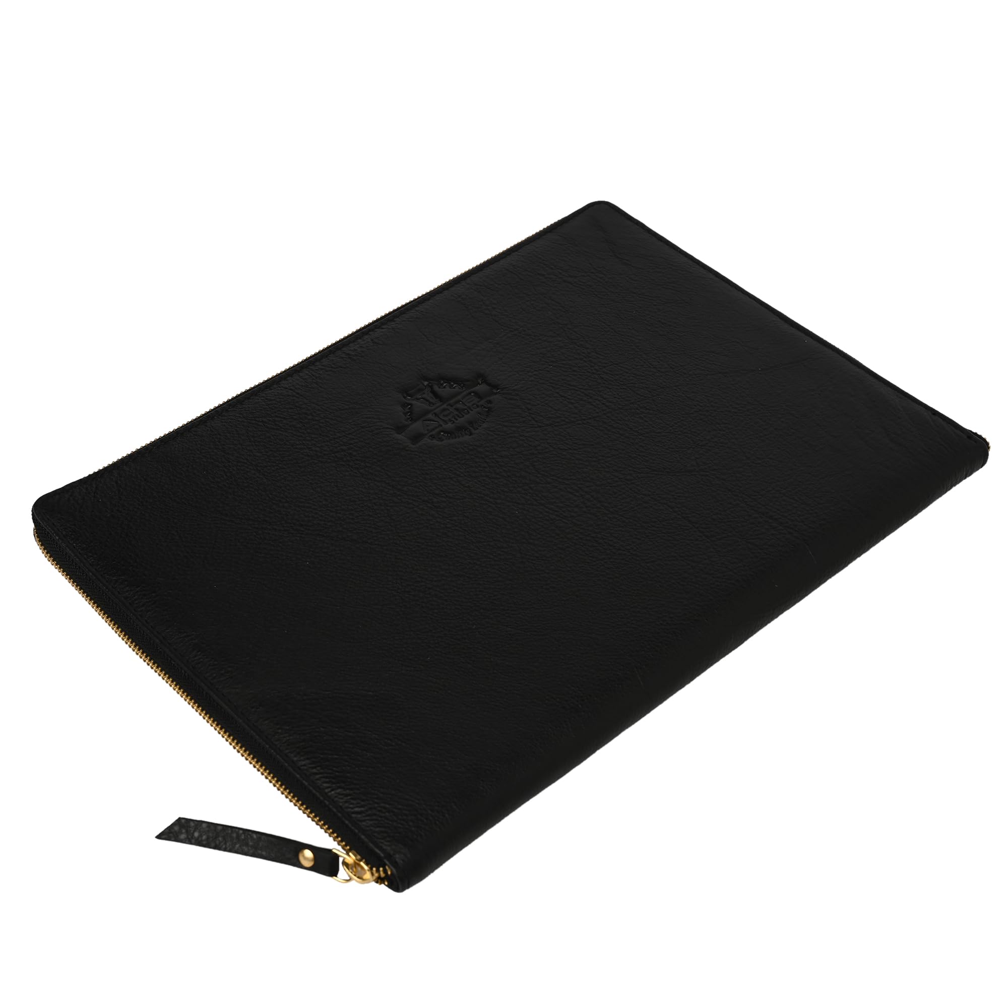 TEE ESS Genuine Leather Zippered Sleeve for MacBook & Laptop, 14 Inch | Solid Genuine Leather Sleeves with Soft Inner Lining | Durable Stylish Light Weight Sleek Design with Zip Closure (Black) (B0C81HCZZ4) Amazon Price History, Amazon Price Tracker