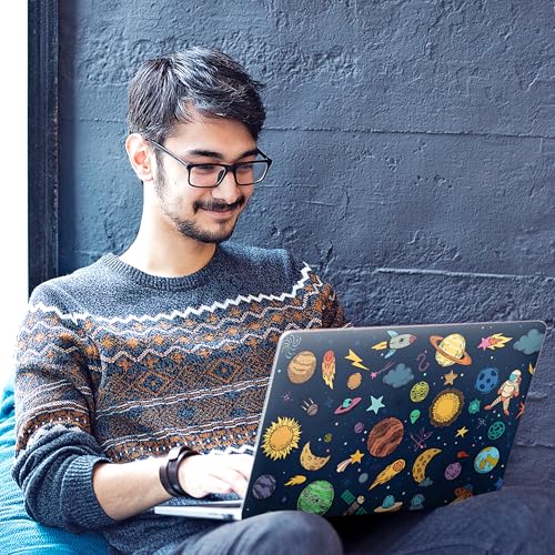 Image of Full Body Laptop Skin Bubble-Free| Laminated| Removable| HD Quality Sticker for Laptops Upto 15.6 Inches Compatible with Hp /Dell /Acer /Lenovo /Asus etc.(Space-216)