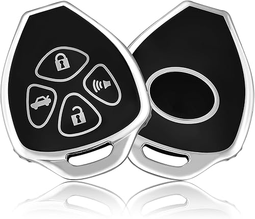 Miniatura 1 de OFFCURVE Funda para llavero de automóvil Toyota, funda para llave de automóvil para Toyota 2009-2016 VenzaCamry 2007 2008 2009 2010 2011Corolla