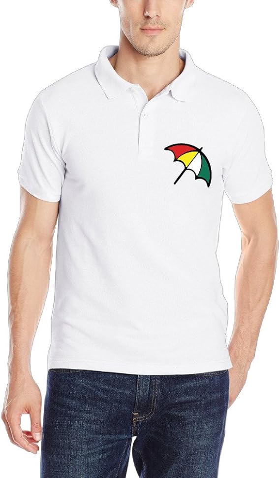 red performance polo