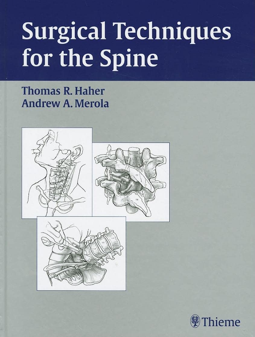 Buy Surgical Techniques for the Spine — BookShops.in