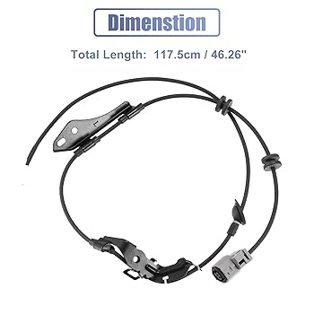 さえ Amazon.com: X AUTOHAUX ABS Wheel Speed Sensor Wiring Harness