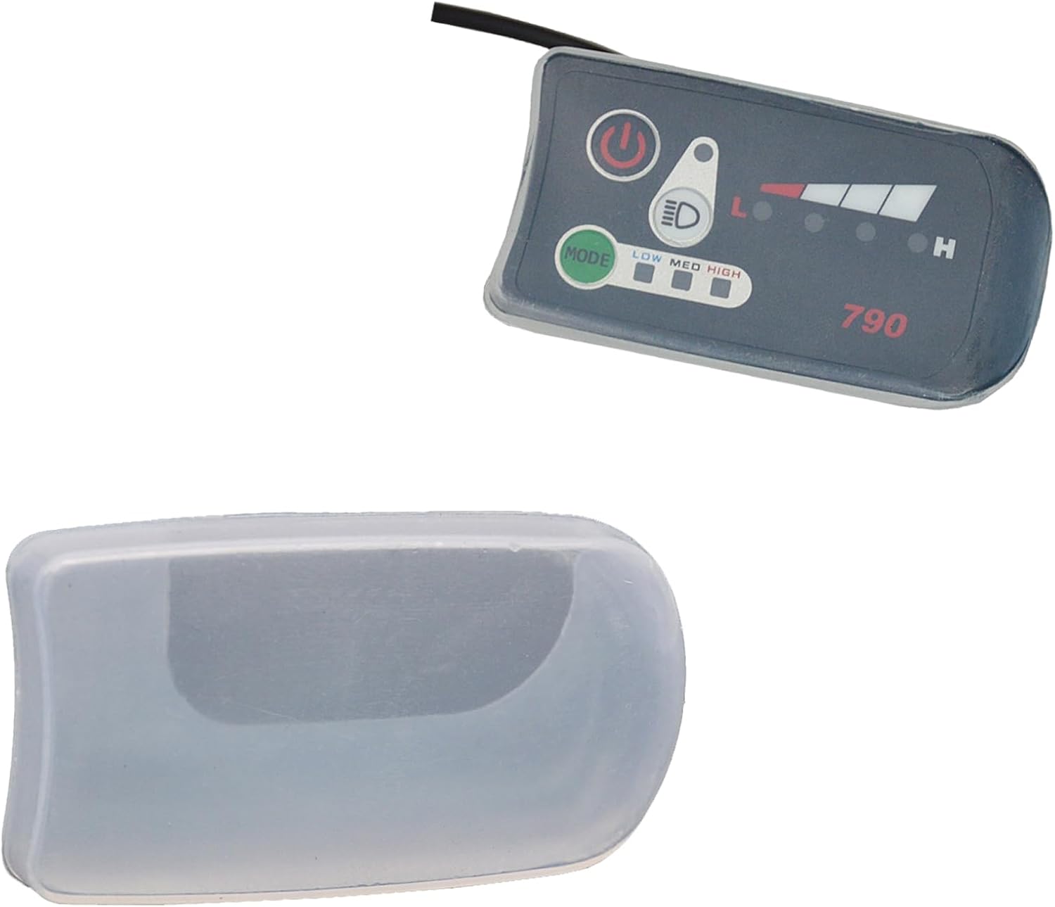 Ebike LCD Display Meter Edge Guard Silicone Cover,Rainproof Dustproof Bicycle LCD Display Meter Control Panel Silicone Protective Cover Sleeve (1)
