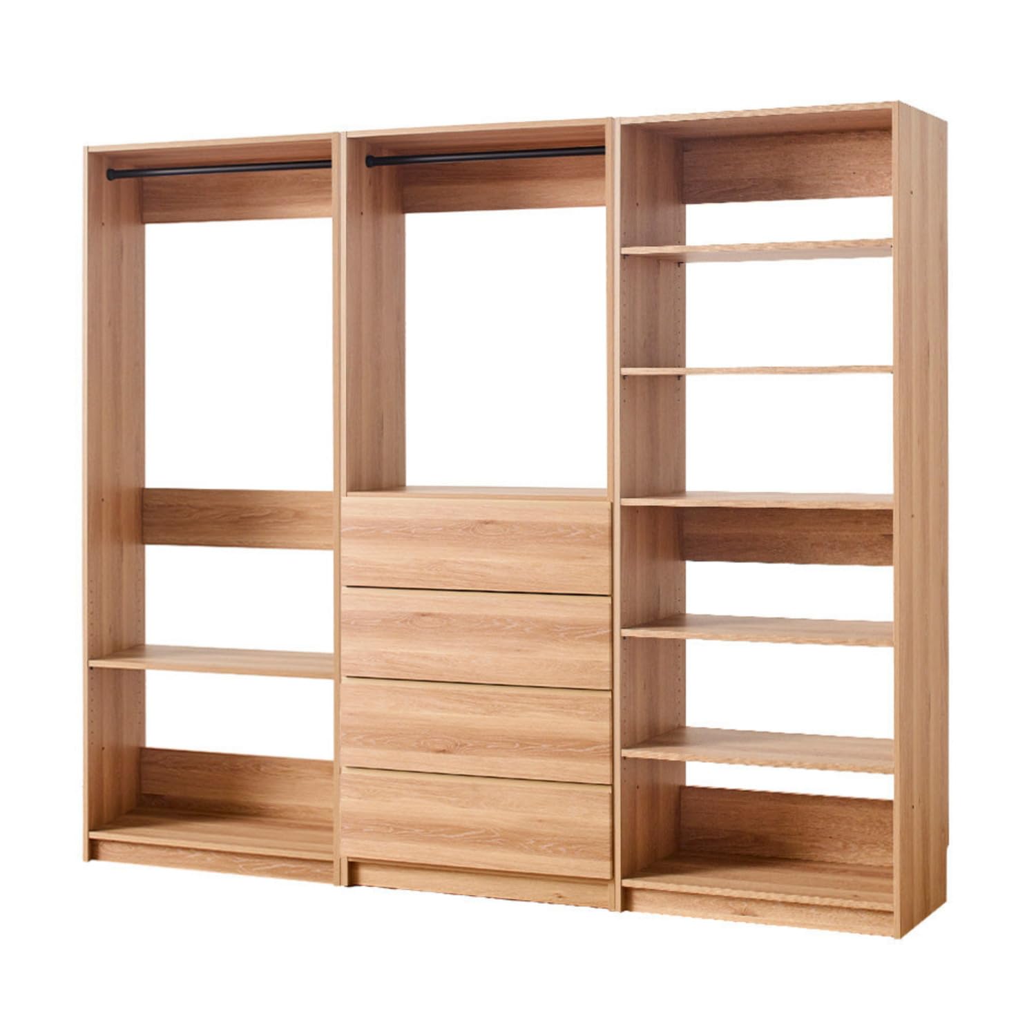 Amazon.com: Klair Living Prosper Freestanding Walk in Wood Closet